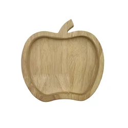 Gourmet Wooden Snack Tray for Elegant Entertaining and Kitchen Décor (Apple)