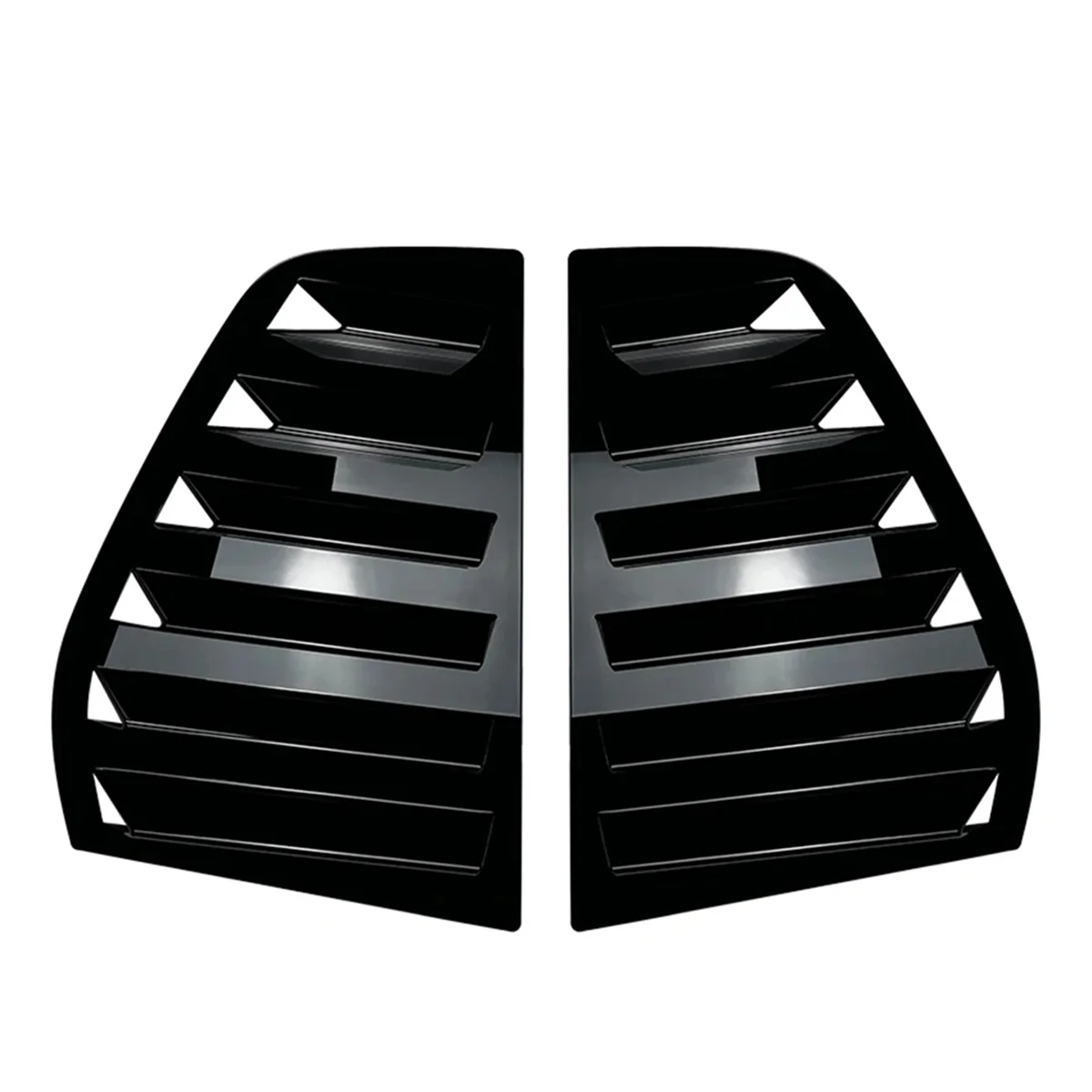 

For Volkswagen Golf 5 MK5 Car Rear Louver Window Side Shutter Cover Trim Sticker Vent Scoo Piano