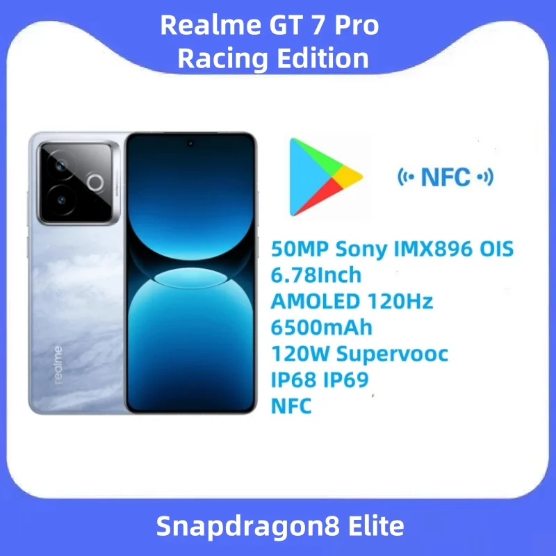 Realme GT 7 Pro Racing Edition Snapdragon8 Elite 50MP Sony
