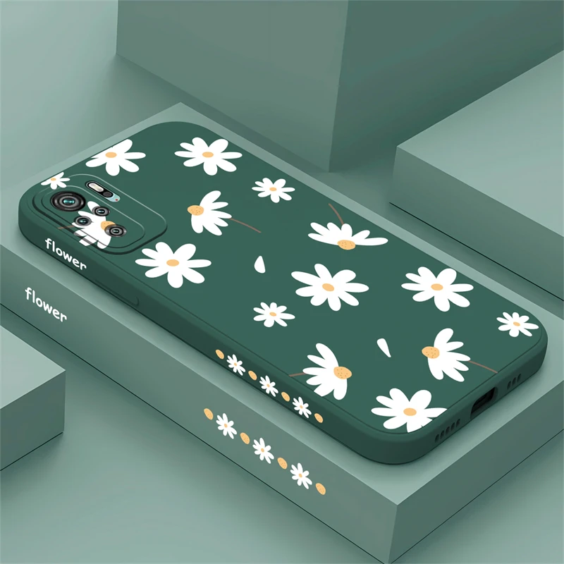 Fashion Cute Daisies Soft Silicone Shockproof Phone Case