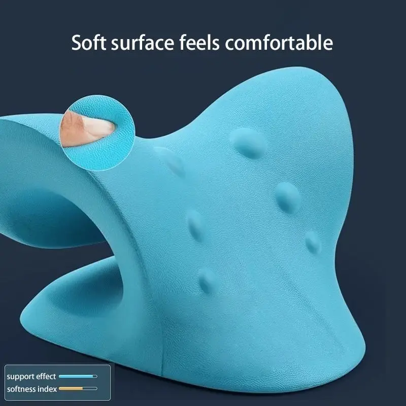 Neck And Shoulder Relaxer Chiropractic Pillow Neck Traction Device Relieve  Pain And Cervical Spine Massage Pillow - AliExpress