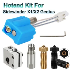 Hotend For Artillery Sidewinder X1/X2 Genius Genius Pro 3D Printer Thermistor Heating Heat Block Throat Volcano CHT Nozzle