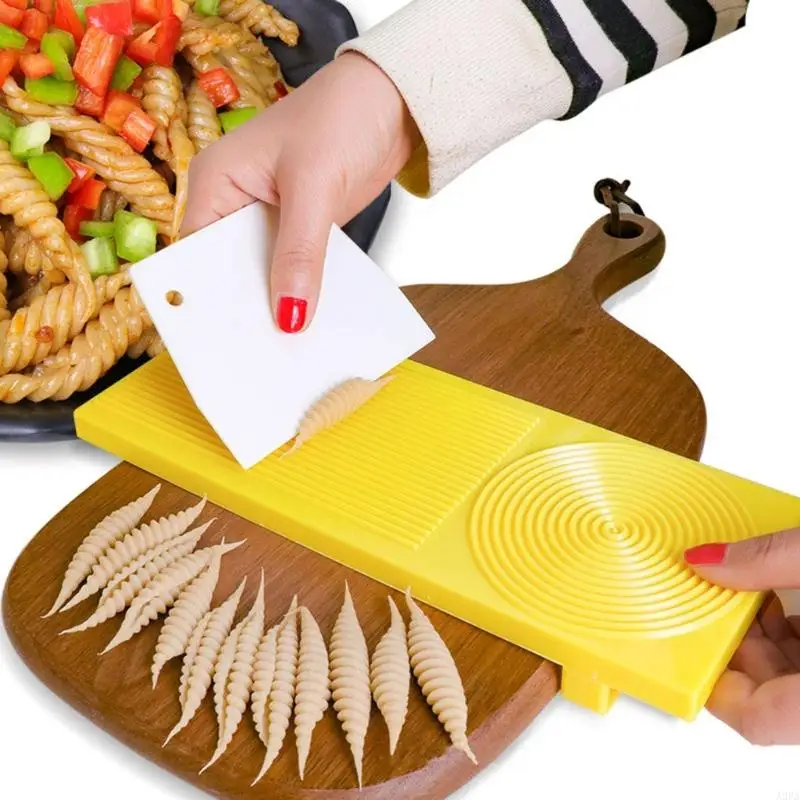 A3PA Macaroni Pasta Board Kitchen Spaghetti Rolling Maker Multifunctional Pasta Tools