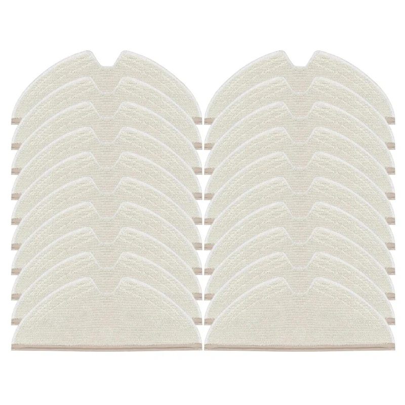 

20 Piece Accessories Mop Cloth Pads As Shown Cloth Replacement Parts For Roborock Q8 Max Q8 Max+ Q5 Pro Q5 Pro+
