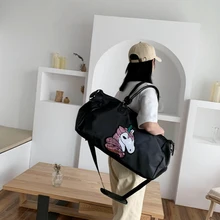 

YILIAN Short-haul travel bag female hand luggage bag trend male lightweight large capacity single shoulder sports bag