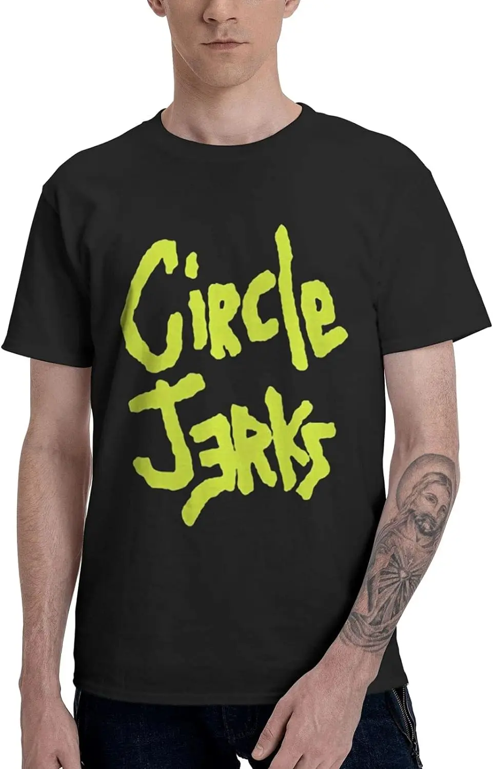 

Мужская футболка с коротким рукавом и круглым вырезом, в стиле 80-х и 90-х