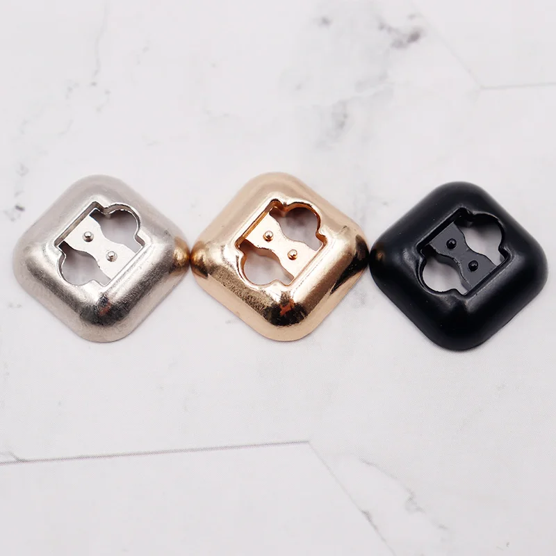 Coolstring 1.29*1.29cm Square Shoelace Tip Buckle Easy Installation Lazier Rope Head Replacement Sneaker Lacet Safty Decoration