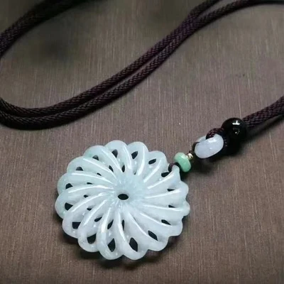 Exquisite Natural Jadeite Every Dog Has His Day Pendant Jade Quality Necklace Accessories Fine Jewelry