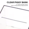 Transparent Money Box Acrylic Coin Bank Compact Saving Pot Home Accessories Desktop Piggy Bank Children Saving Container 2