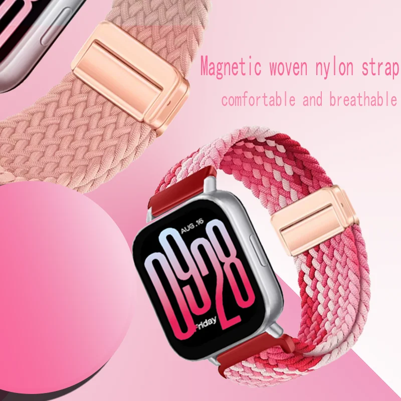 Enhanced Nylon Magnetic Strap Braided Bracelet Wristband