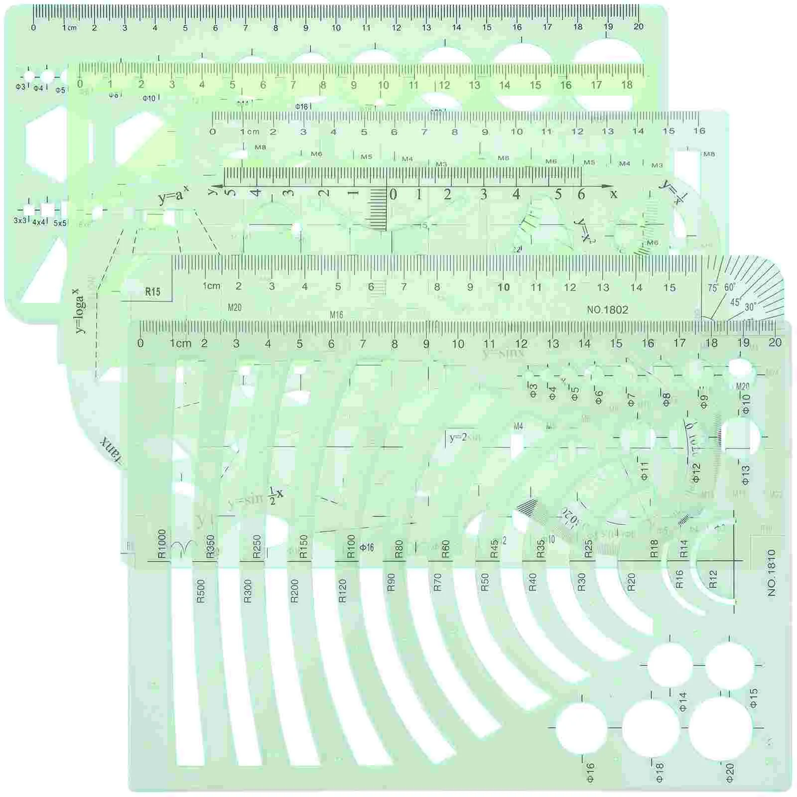 

Drawing Template Ruler Stencils Circle for Plastic Circle Drawing Tool Painting Templates Drafting Geometry