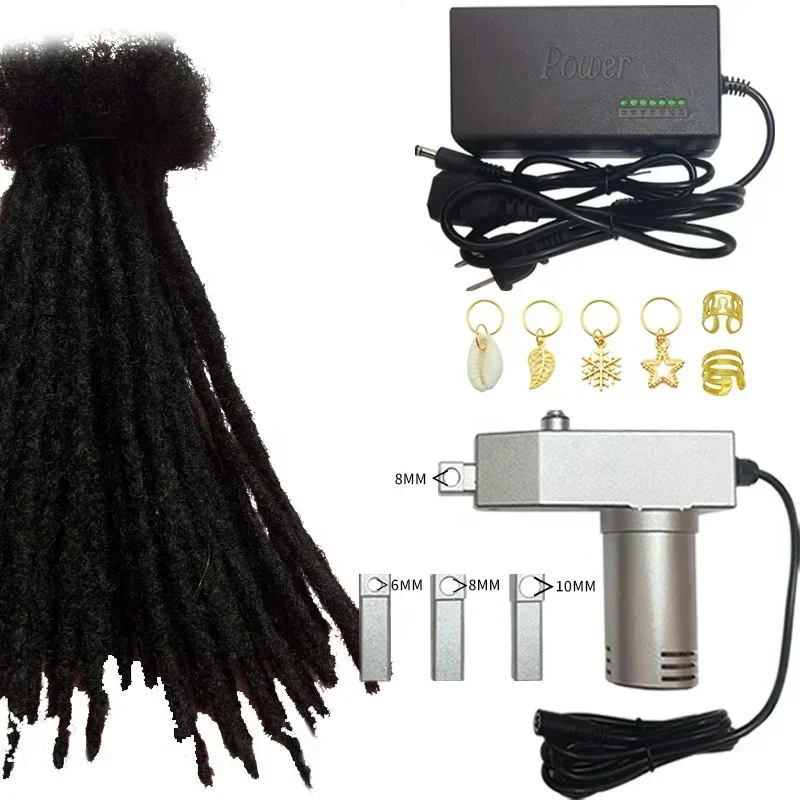 Upgraded Dreadlocks Machine for Locs, Fast & Easy DIY Portable Dreadlocks Maker, Automatic Loc Machine with Multiple Tools 6