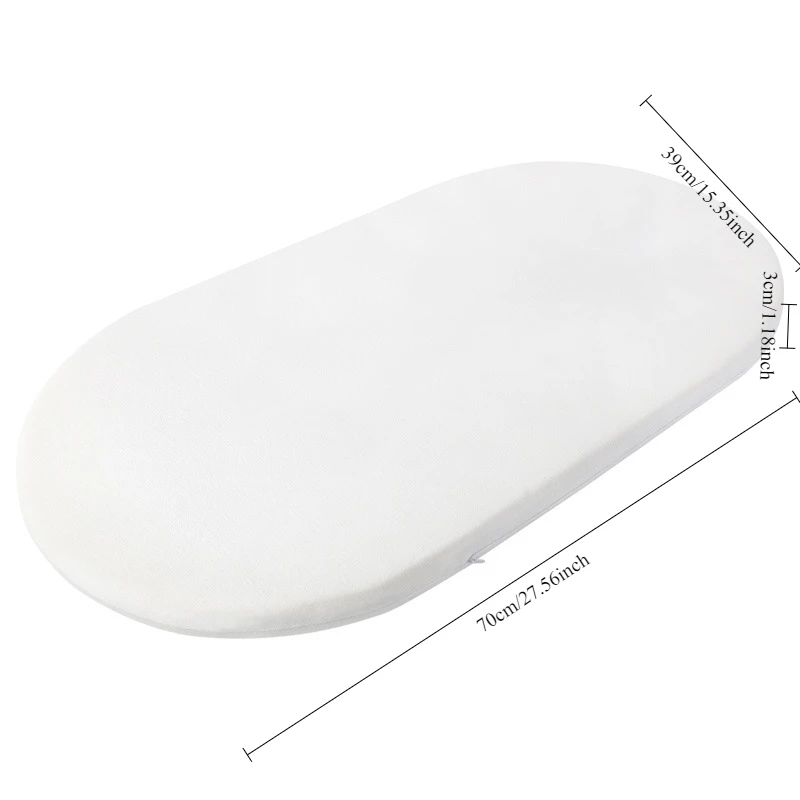 Mattress urine mat Baby Cradle Mattress Baby Out Basket Mat Nursing Table Mat Newborn Toddler Organic Cotton Foam Mattress with Extra Sheet Liner
