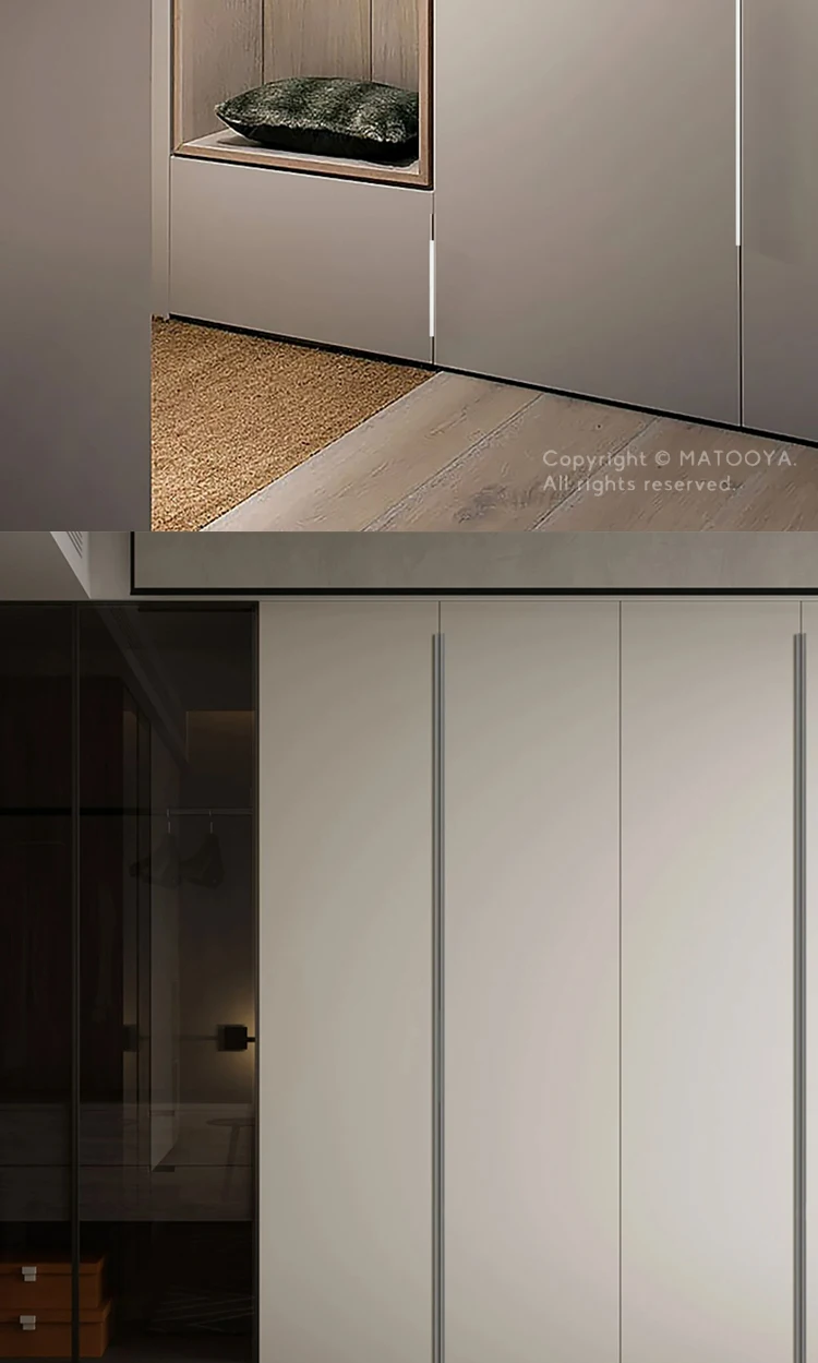 Maniglie Nascoste Per Mobili Cucina - 6 Pezzi Oro, Alluminio, Fori 160mm - Foto 5