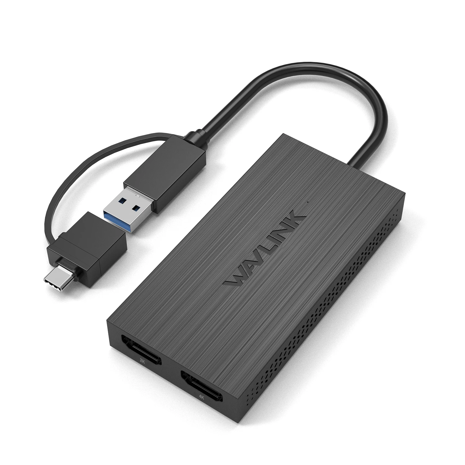WAVLINK USB 3.0 HDMIデュアルディスプレイアダプター Wavlink-USB 3.0からhdmiデュアルディスプレイアダプター,USB C