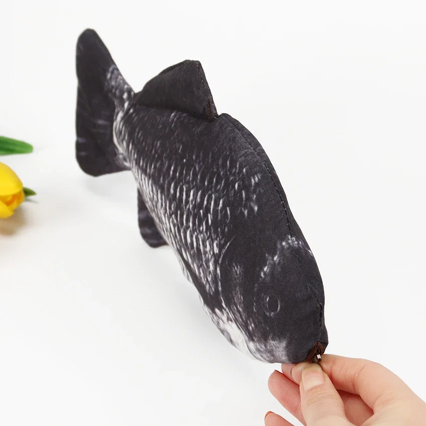 Pencil Cases 1PC Creative Fish Pencil Box Large Capacity Upgrades Pen Case School Gift Fun Fountain Pen Bag School Supplies