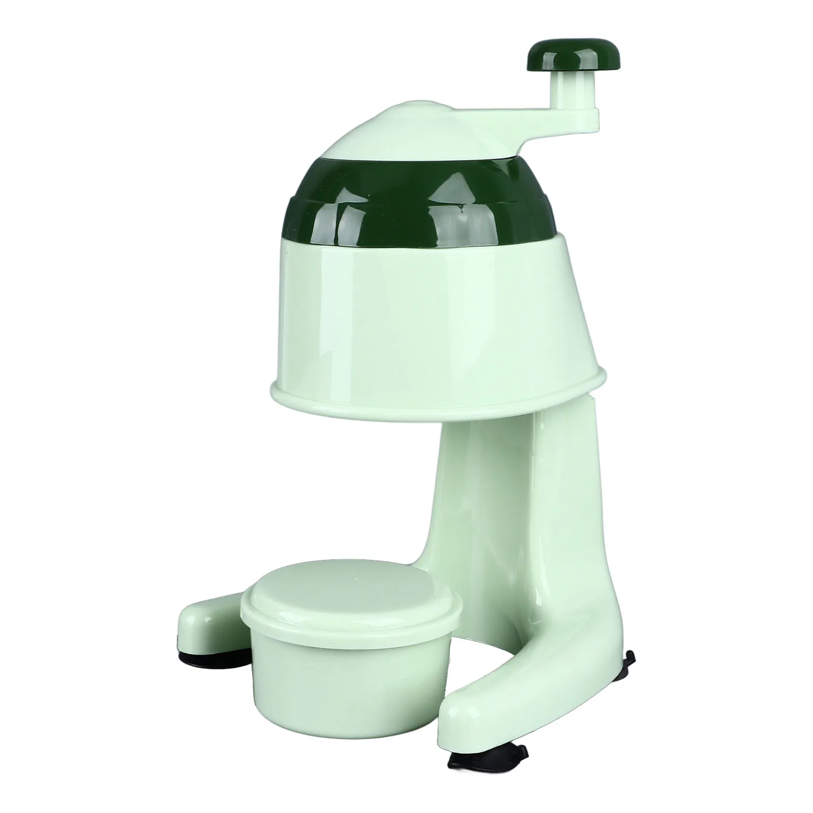 Manual Shaved Ice Machine Easy To Use Portable Small Hand Crank Snow Cone Maker for Home Kitchen Camping