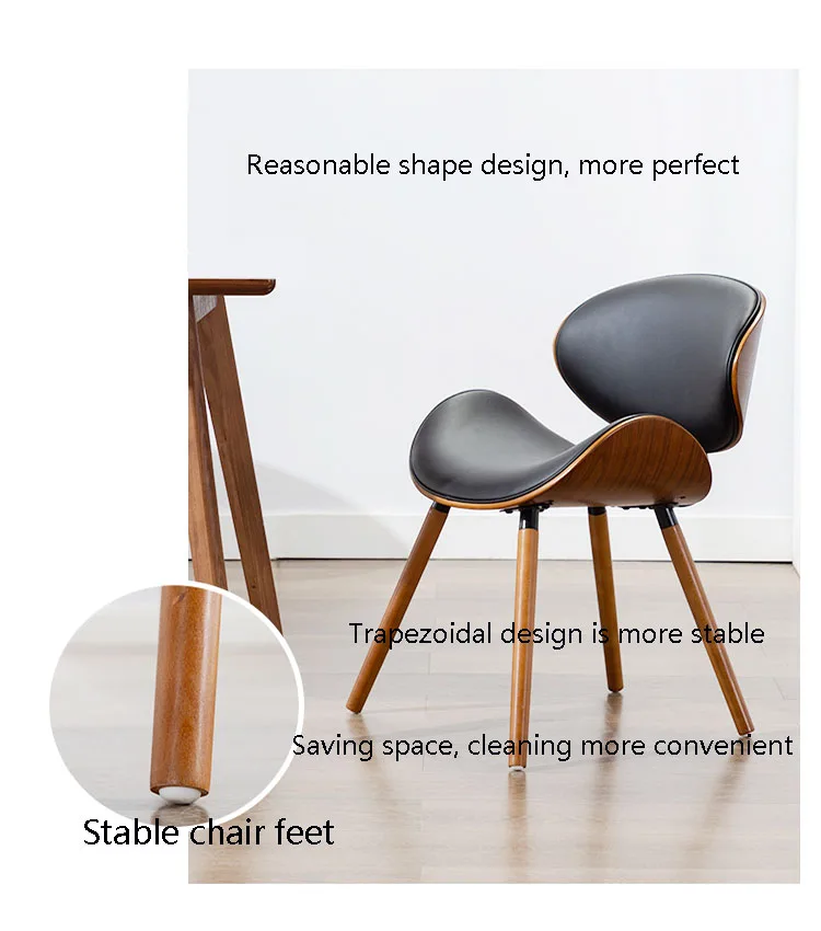 New Dining Garden Chairs Modern Camping Design Wedding Leather Wood Salon Nail Makeup Chairs Events Meubles De Salon Furniture