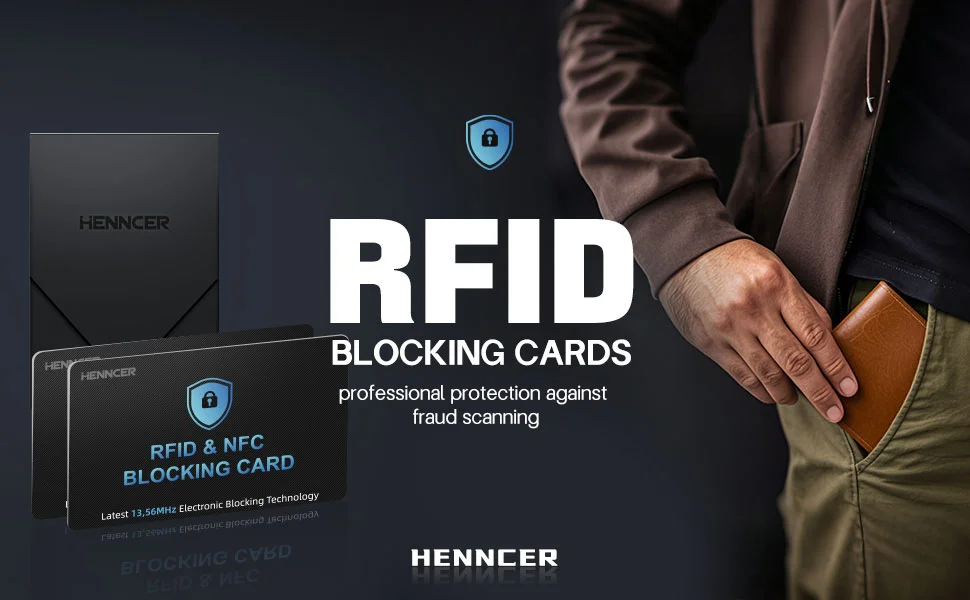 Diebstahlsicherer kontaktloser NFC-Blocker, vollständiger Brieftaschenschutz, Blockierungskarte für Debit-Kreditkarten – Detail 1