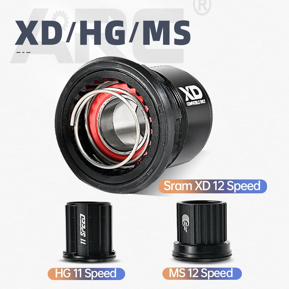 ARC MT051 6개 폴 28홀 MTB 허브 15x110 12x148 6개 디스크 볼트 브레이크 부스트 허브 자전거 허브 HG MS XD 8 9 10 11 12단