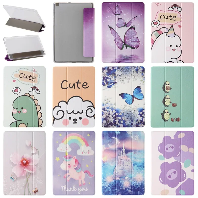 Cute Cartoon Protective Case for Samsung Galaxy Tab A 8.0 (2019) with S Pen Holder
