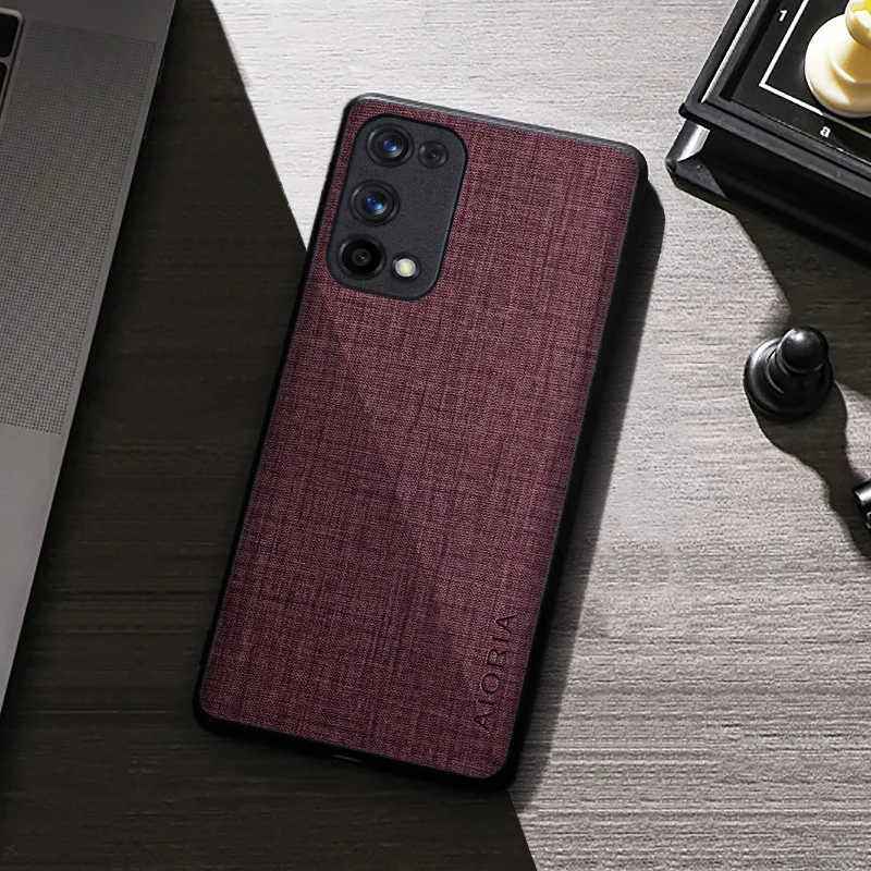 Textile Texture Four-Corner Explosion-Proof Protective Phone Case