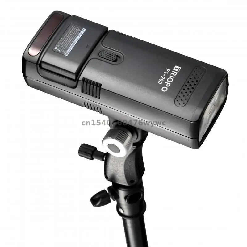 TRIOPO F1-200 Lithium Battery Flashlight Flash Outdoor Pocket Flash Light 2.4G TTL HSS 1/8000s Double Head 200Ws
