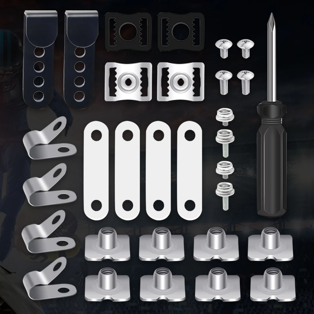 31개 하키 헬멧 교체 부품 나사 너트 가스켓 클립 드라이버 야구 소프트볼 헬멧 수리 교체 부품