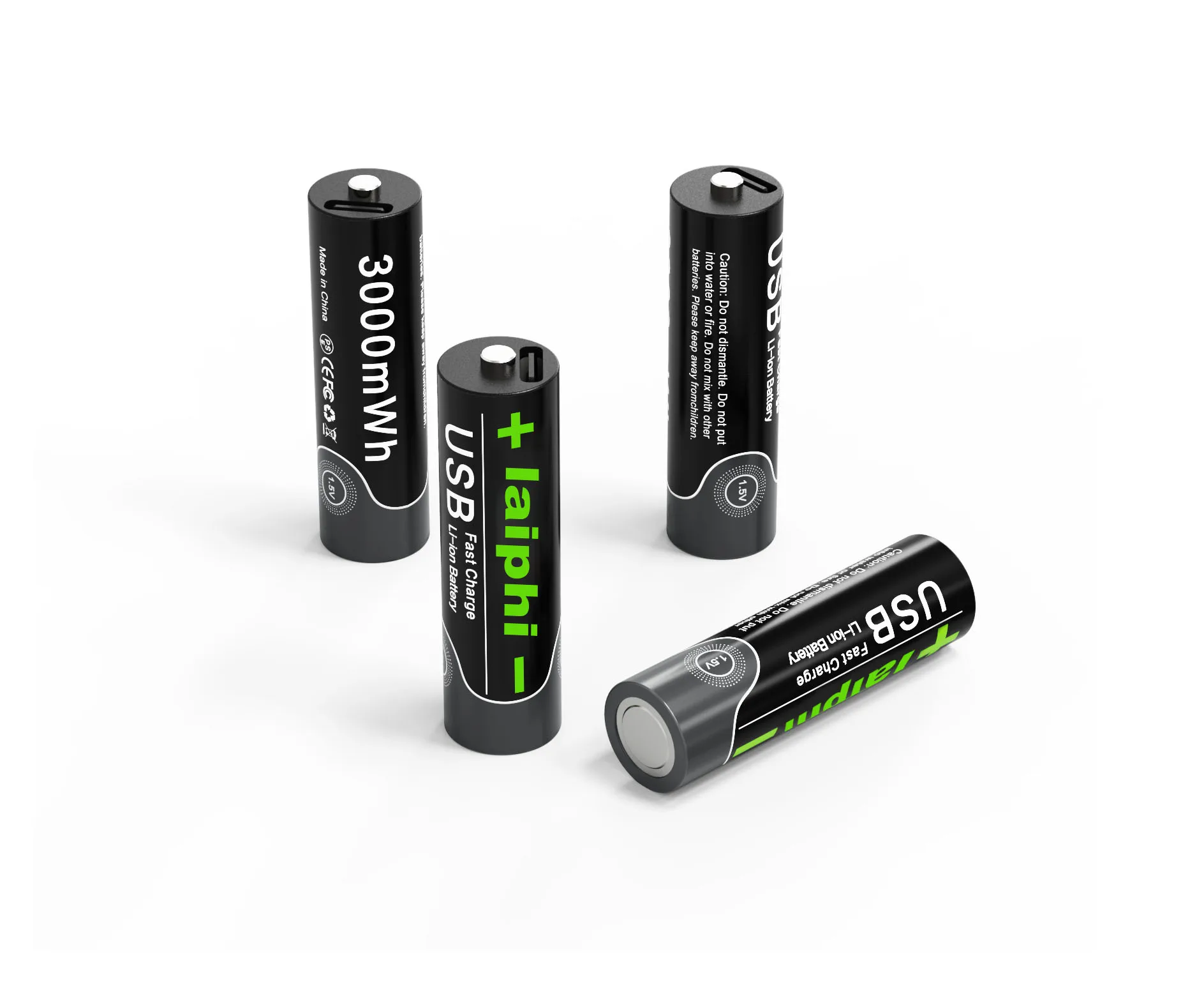 EBL 4PCS Rechargeables Piles AAA, 1100mAh 1,2V