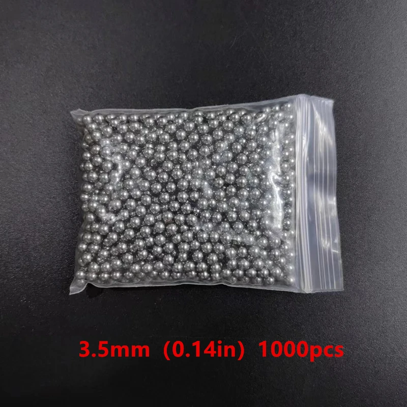 1000pcs1set 3/3.5/4/4.5mm High Carbon Steel Ball steel ball Precision Industrial Material Bicycle Bearing Accessories