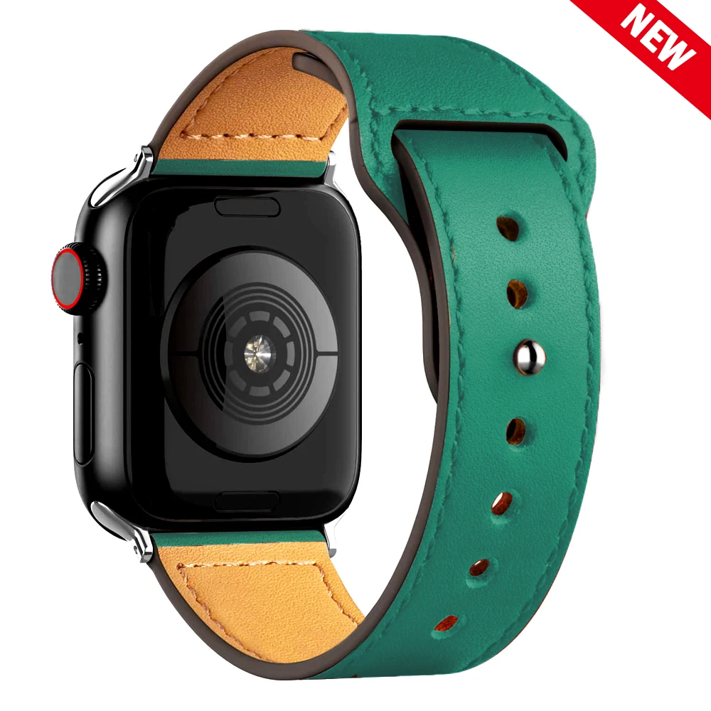 Premium Leather Watch Band - Elegant Wrist Strap Bracelet