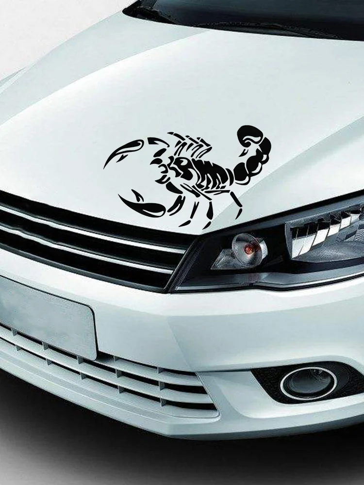 Asudaro Adesivo 3D per Auto, Adesivo Scorpione per Auto Adesivi In
