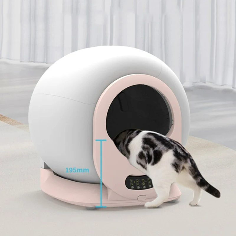 

LMZOE 65L Automatic Cat Toilet Litter Box Litter Tray Smart tuya App remote control Cleaning Fully Enclosed for 1-8kg cats