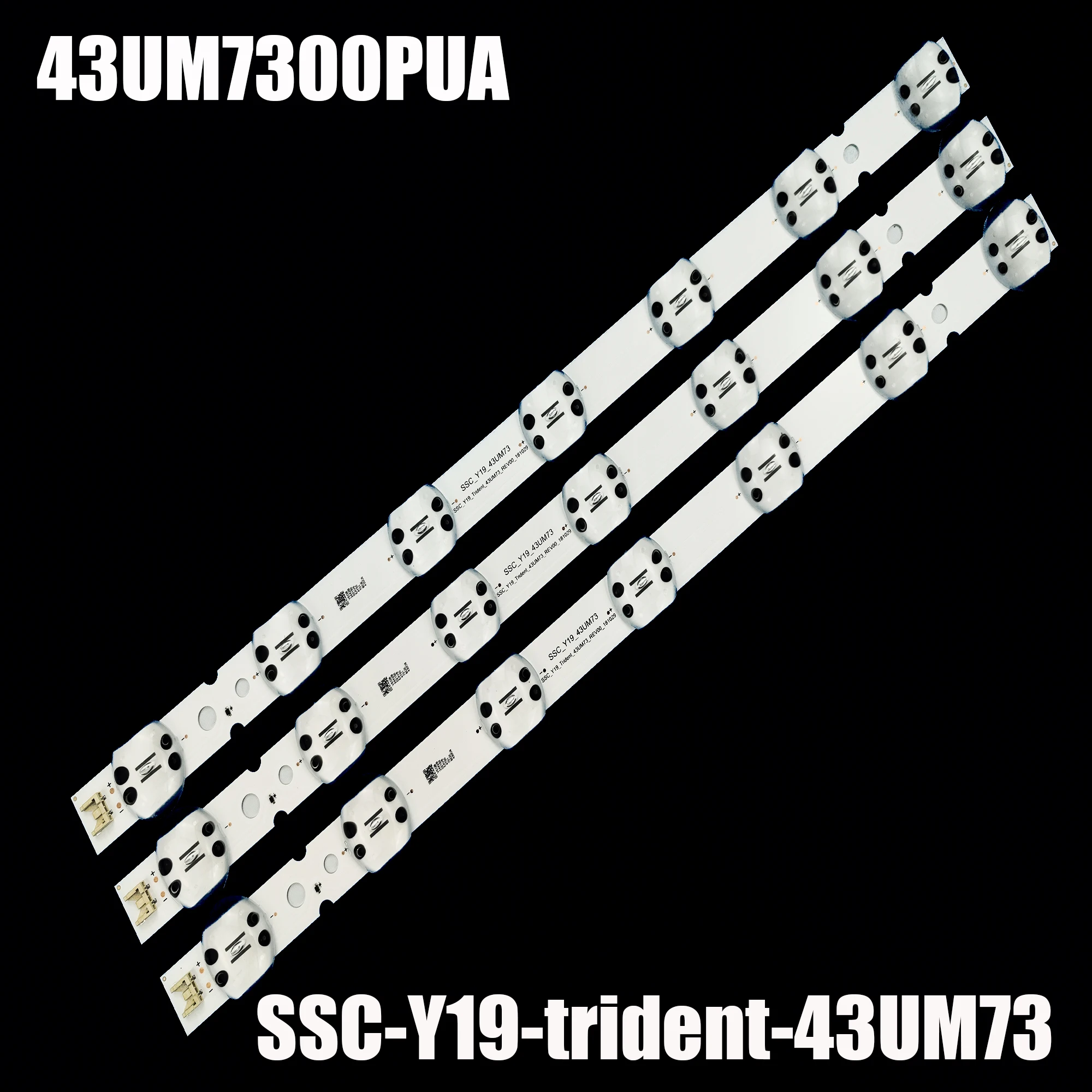 10 комплектов для подсветки LG 43 'TV 43UM4390PLC 43UM74006LB 43UM7450PLA 43UM7390PLC 43UM7400PLB 43UM7300PSA Y19.43UM73