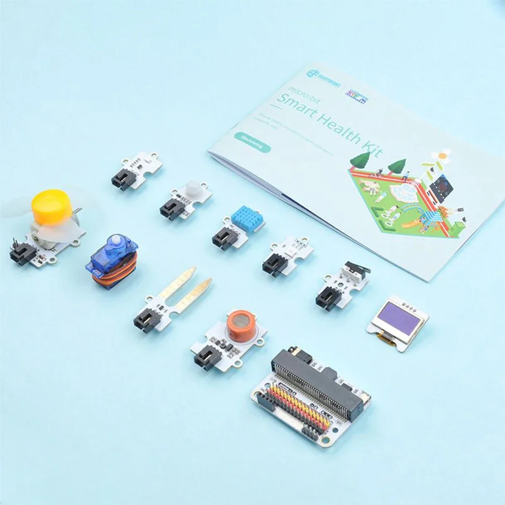 Sensor:bit Analog UV Sensor PIR Sensor Micro:bit Smart Health Kit 180&deg; Servo for Kids Coding Programming Learning Class Teaching