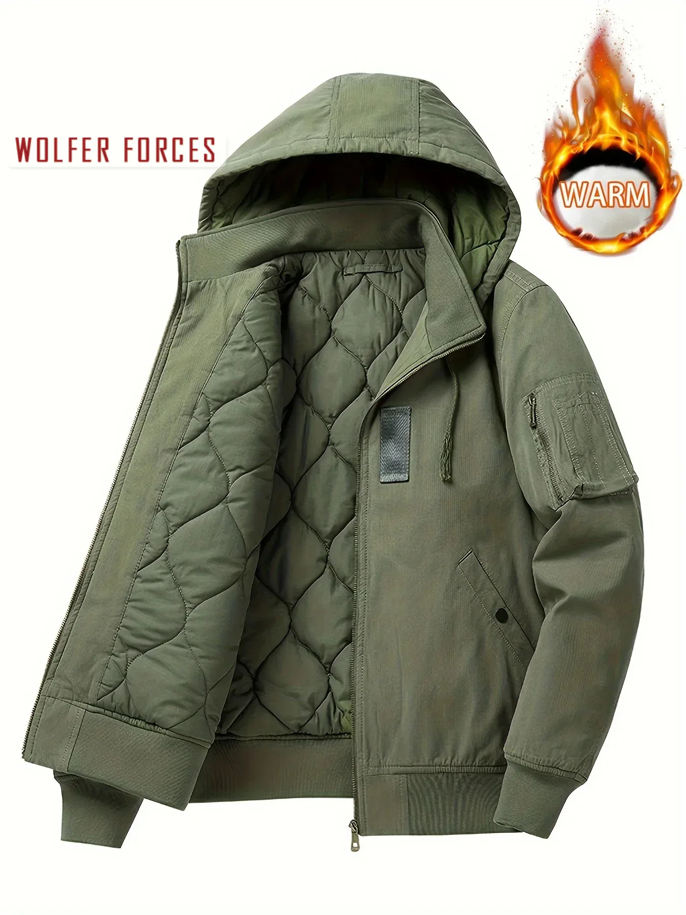 Man Jackets Men's Designer Clothes Winter Parka Men Men's Coats Free Shipping Militari Cardigan Retro Windbreaker