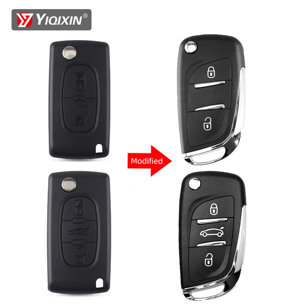 Remote Car Key Shell for Peugeot 207 206 307 308 407 208 306 107 406 807 Partner for Citroen C2 C3 C4 C5 C6 C8 Xsara Berling