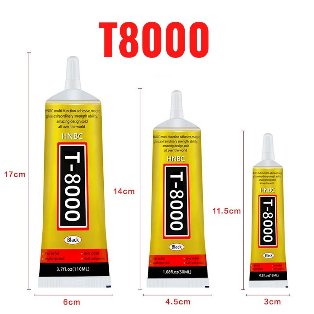 Phone Repair Glue Electronic Components Glue Contact Adhesive with Precision Applicator 15/50/110 ML