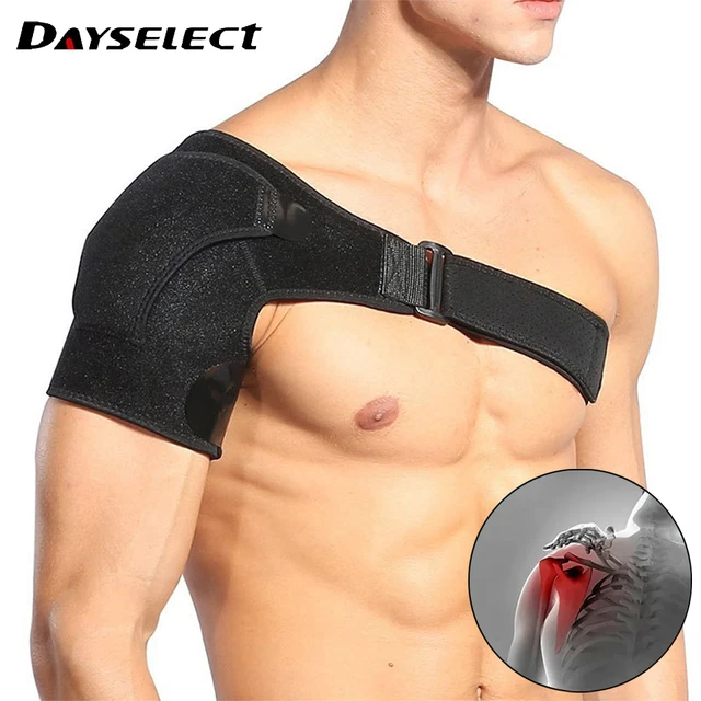 Double Shoulder Support Sports Back Shoulder Brace Protector Strap  Breathable Shoulder Pad Wrap Belt Band For Pain Relief Gym - Back Support -  AliExpress