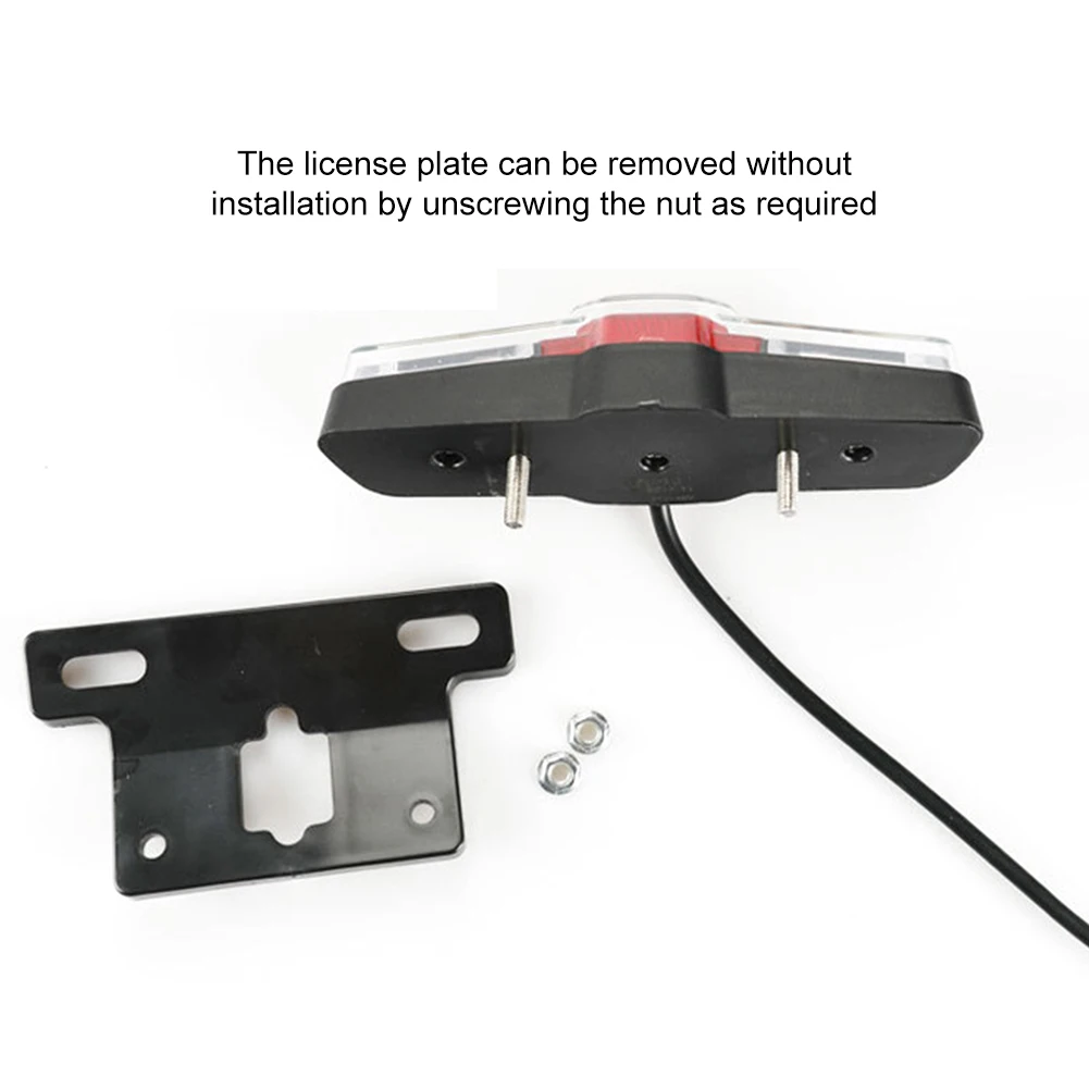 Electric Bicycle Rear Lamp LED Safety Night Riding Warning E-bike Taillights Cycling Accessories with Turn Signal