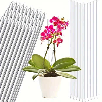 8/15pcs 15.6 Inch Clear Acrylic Plant Stakes for Garden Orchid Clear Plant Sticks for Home And Garden