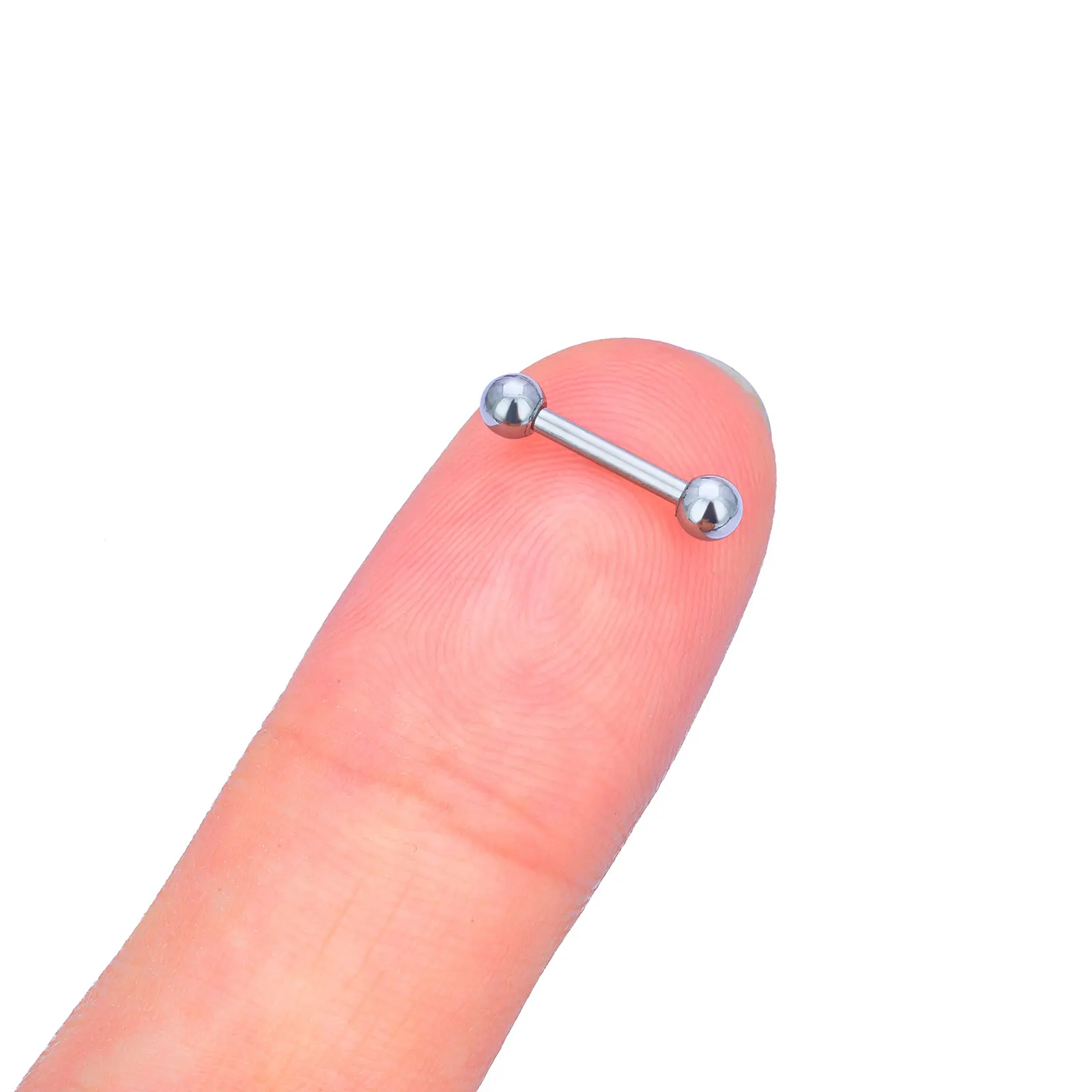 10pcs G23 Titanium Tongue Piercing Ring Industrial Barbell Ring Long Nipple Bar Ear Tragus Helix Conch Piercing Body Jewelry piercing jewelry body piercing earrings ear piercing jewelry body piercing jewelry body jewelry