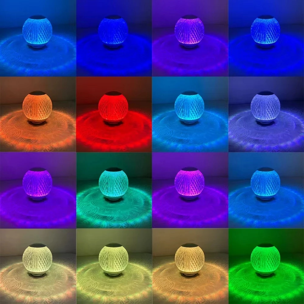 Table Lamp LED Touch Sensor Desktop Night Light Rechargeable Wireless Reading Lamp for Restaurant Hotel Bar Bedroom Decor Light_voghion.com