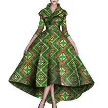 

African Dresses for Women Africa Traditional Ankara Print Lady Maxi Long Dress Fashion Robe Afrcaine Femme Dashiki Evening Gowns