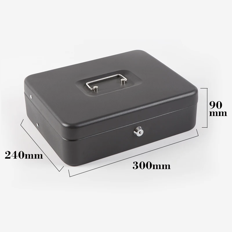 Lockable Mini Safe Box, Cash Box, Treasures, Supermarket, Convenience Store, Collection Safe Coins Boxes