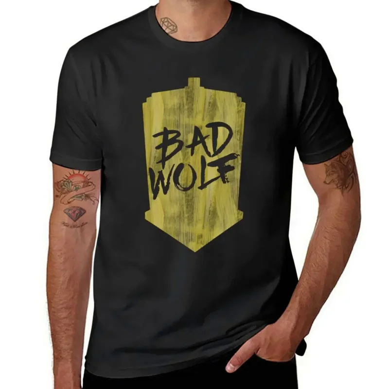 

Plain New Edition oversizeds mens cotton t shirts bad wolf T-shirt oversized T shirt Harajuku graphic t shirts Cotton