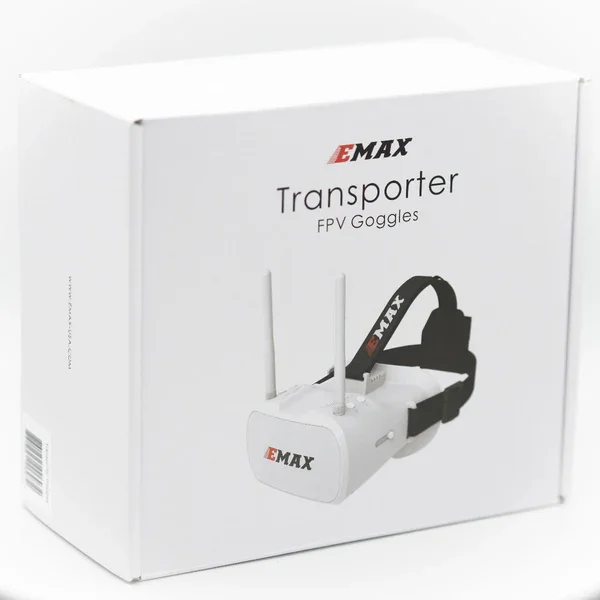 Официальные очки EMAX USA Tinyhawk 5,8G 48CH Diversity FPV, 4,3 дюйма, гарнитура, двойная антенна, 4,2 В, 1800 мАч, аккумулятор для радиоуправляемого дрона thumbnail 5
