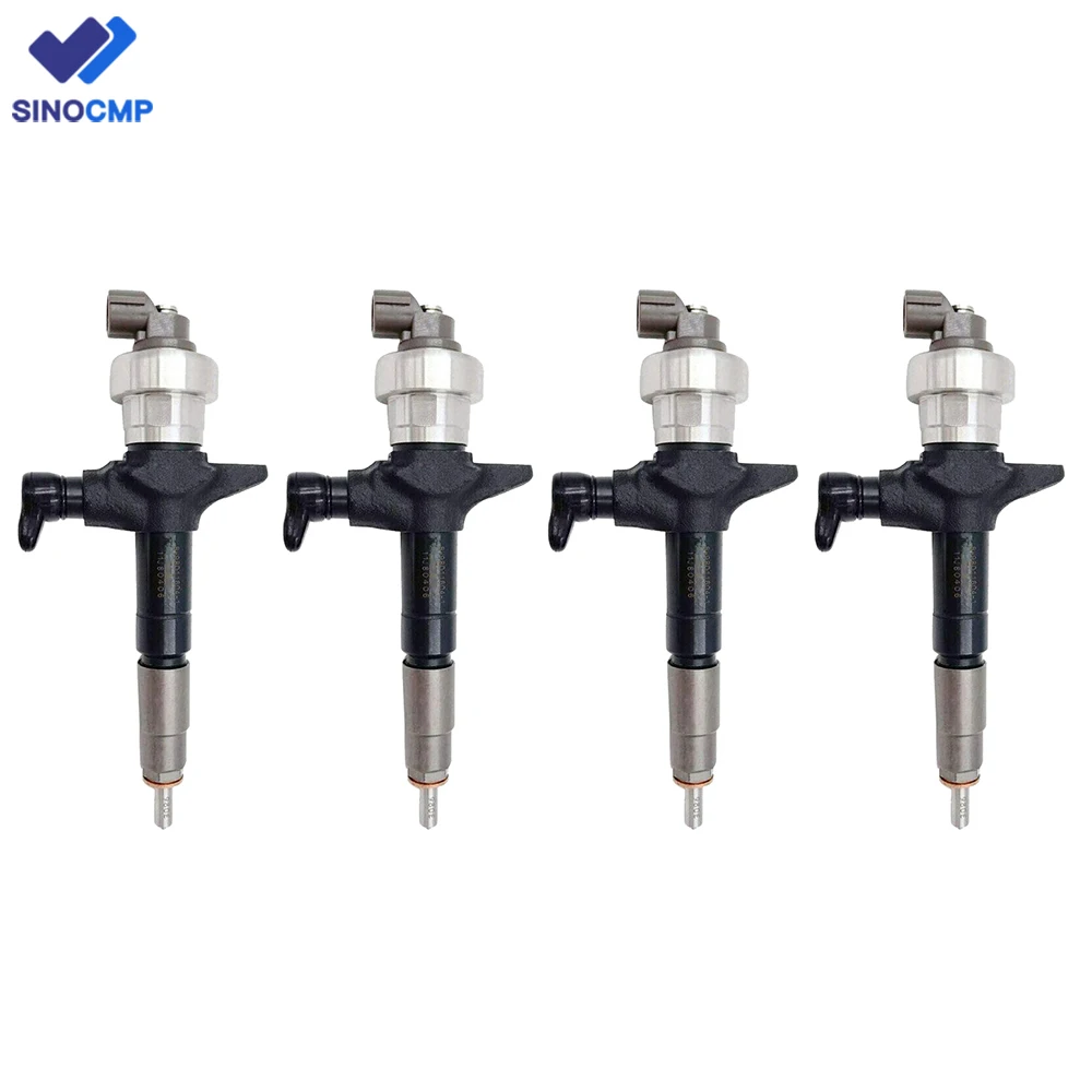 

4PCS 4JJ1 Fuel Injector set 095000-6980 8980116041 8980116043 Fits Denso Isuzu Holden DMAX 3.0L Engine New with 3 month warranty