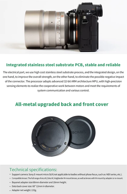 Anello Adattatore Per Obiettivo M39 A M - Per Fotocamera Leica E Analoghe | Compatibile Con VM, ZM, LM - Foto 2