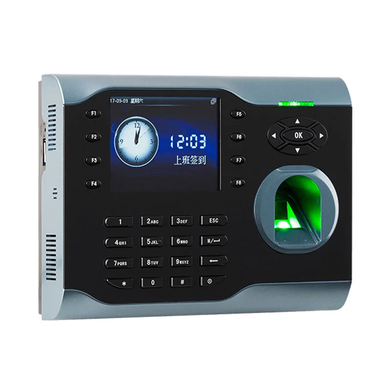 Iclock360 Speed TCP/IP Biometric Fingerprint Time Attendance Recorder Linux System 3 Inch Color Screen Time Clock